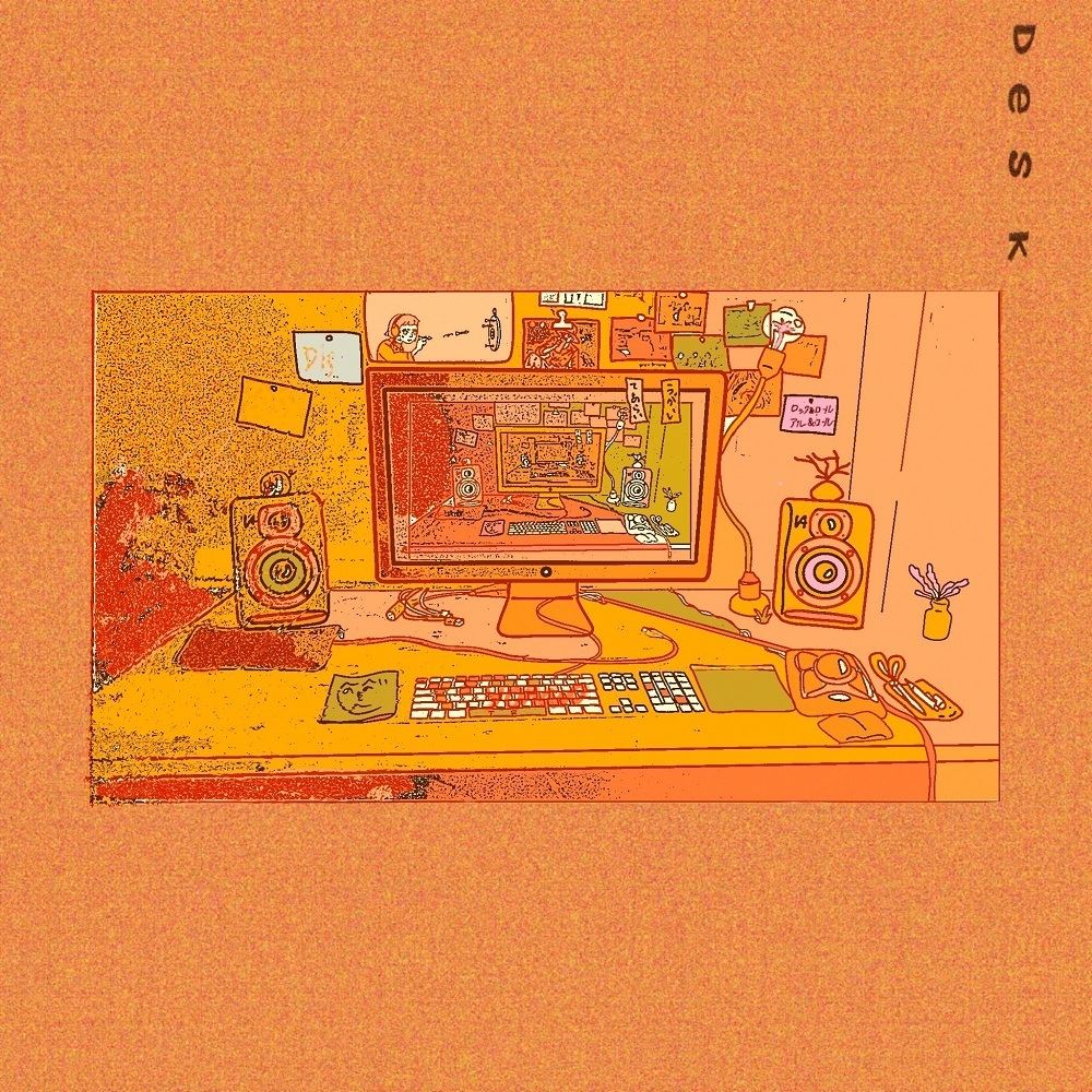 yonawo『desk』LP盤ジャケット