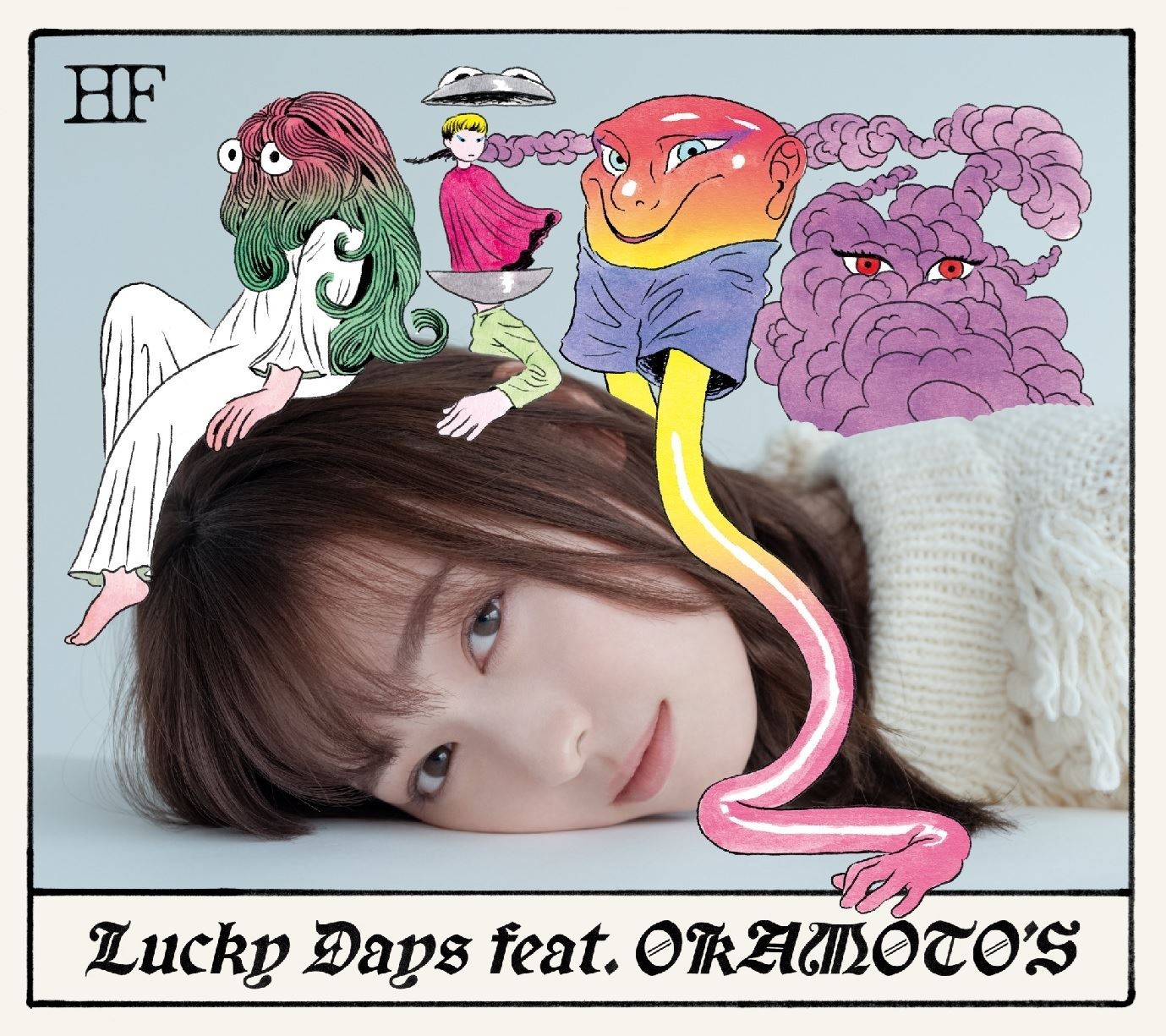 福原遥『Lucky Days feat. OKAMOTO'S』初回生産限定盤ジャケット