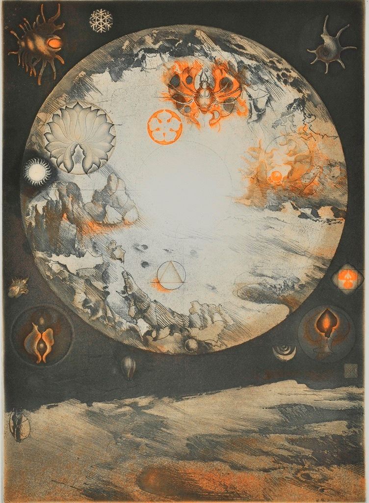 ヨルク・シュマイサー   銅版画   \"Words and memories” ヨルク・シュマイサー 銅版画 