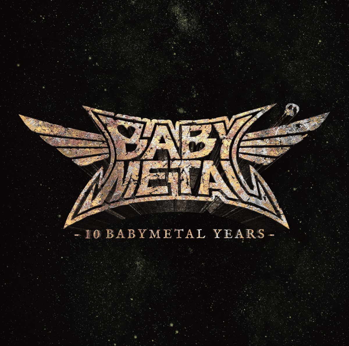 『10 BABYMETAL YEARS』通常盤（CD ／アナログ）、初回限定盤Aジャケット
