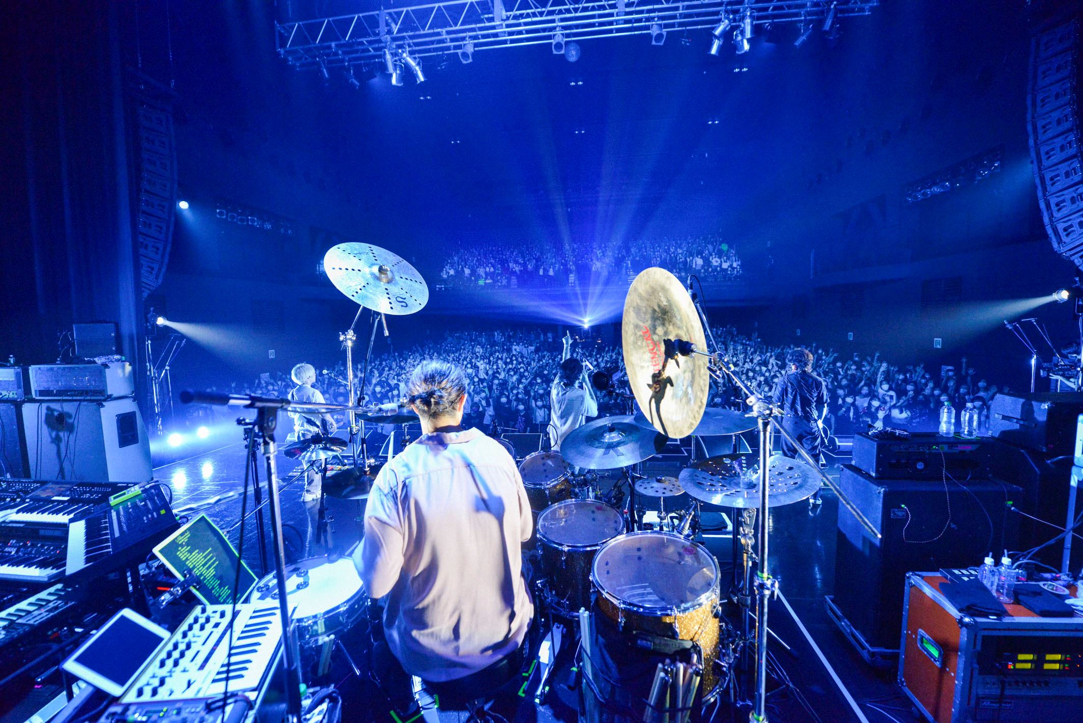 [Alexandros] 全国ツアー『ALEATORIC TOMATO Tour 2021』7月31日 Zepp Osaka Bayside公演 撮影：河本悠貴