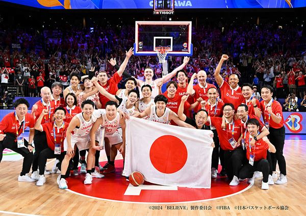 (C)2024「BELIEVE」製作委員会　(C)FIBA　(C)日本バスケットボール協会