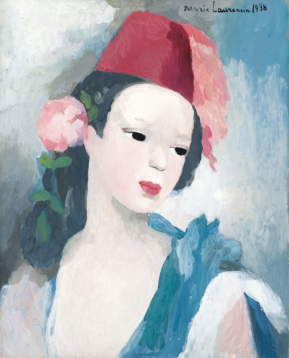 20世紀前半に活躍した女性画家マリー・ローランサンの画業を複数の 