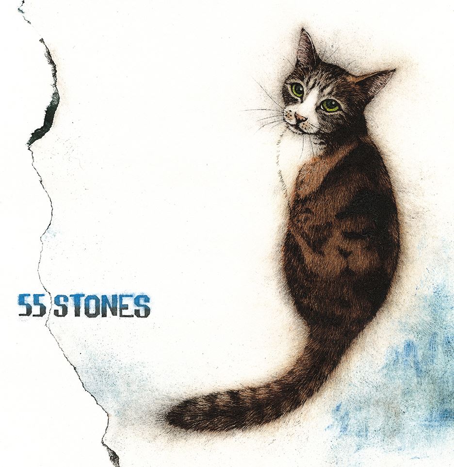『55 STONES』LP盤ジャケット
