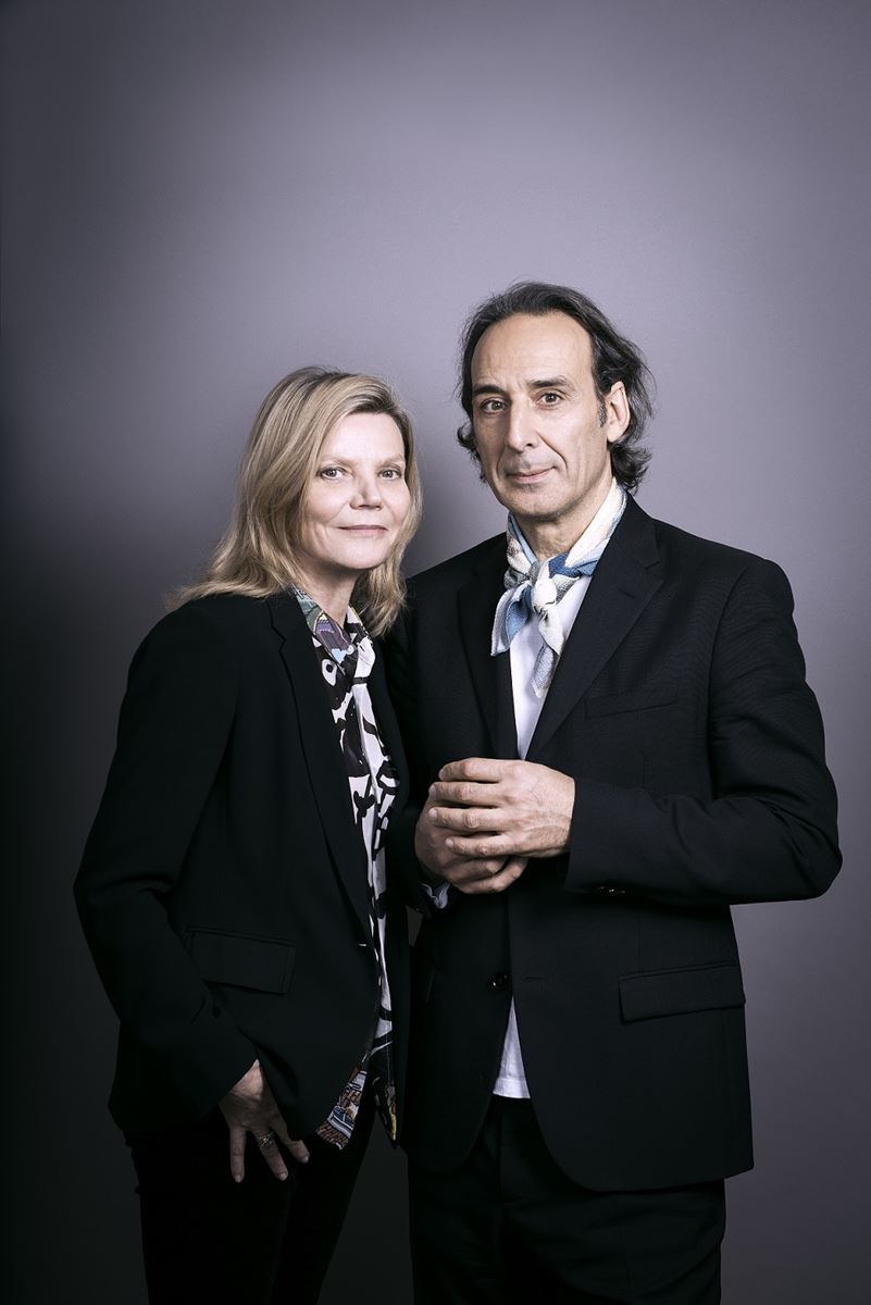 アレクサンドル・デスプラとソルレイ （c）Aurélie Lamachère