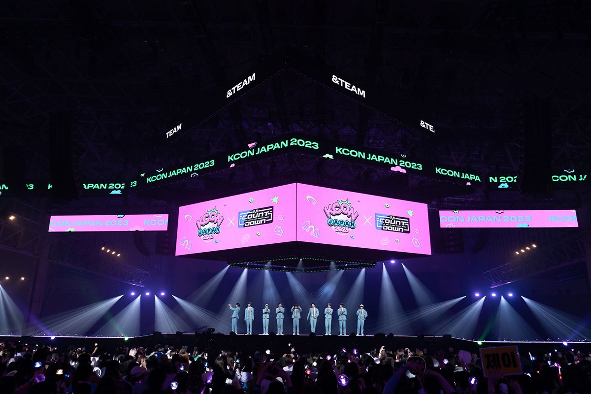 「KCON JAPAN 2023」DAY3より &TEAM 「 KCON JAPAN 2023 」(C)CJ ENM Co., Ltd, All Rights Reserved