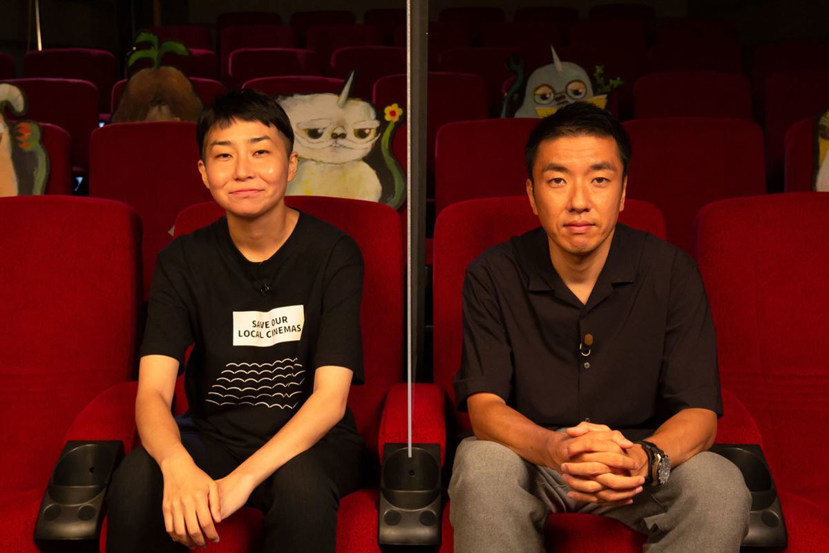 (左から)小田香監督、石川直樹