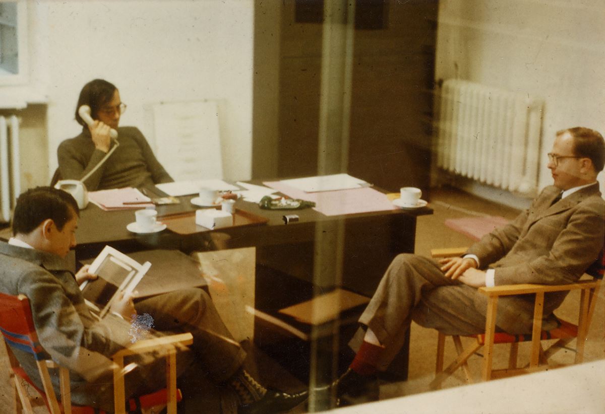 コンラート・フィッシャーとギルバート＆ジョージ（デュッセルドルフ、プラターネン通り、1973年11月） Konrad Fischer Galerie