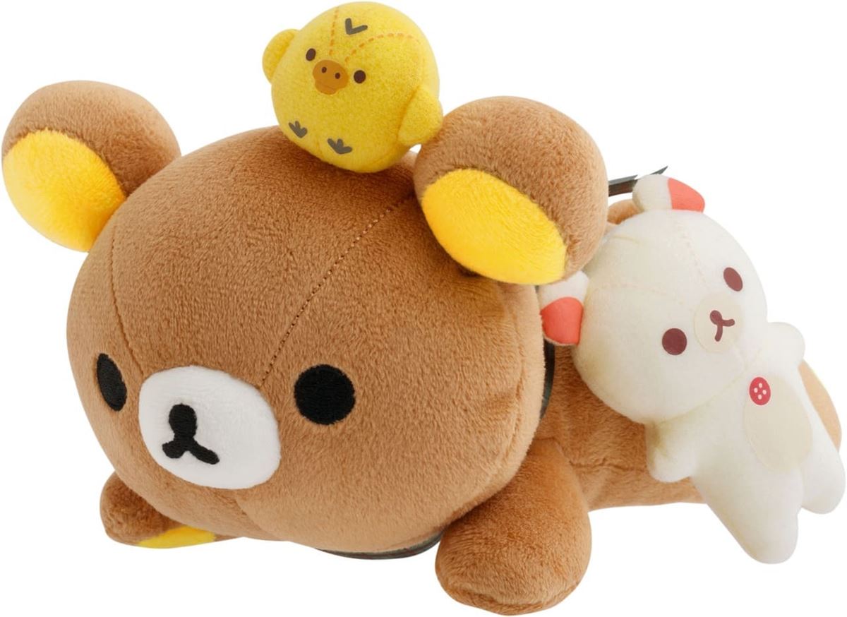 【レア】ロフト限定　ゆるっとリラックマぬいぐるみセット ロフト限定】リラックマの新作が癒やし！ トートバッグ＆ポーチ、ぬい