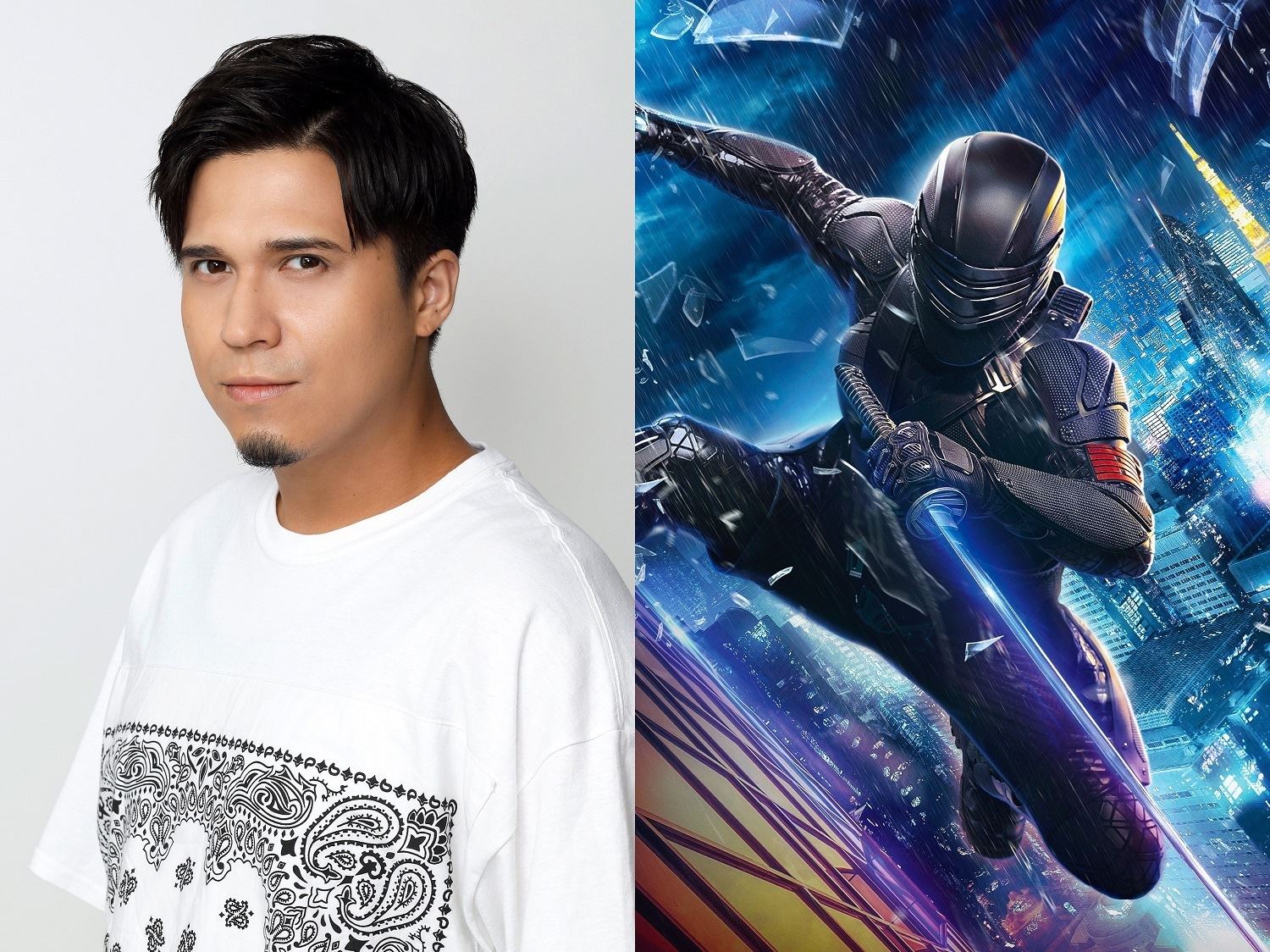 『G.I.ジョー：漆黒のスネークアイズ』木村昴（スネークアイズ吹き替え担当） (c)2021 Paramount Pictures. Hasbro, G.I. Joe and all related characters are trademarks of Hasbro. (C) 2021 Hasbro. All Rights Reserved.