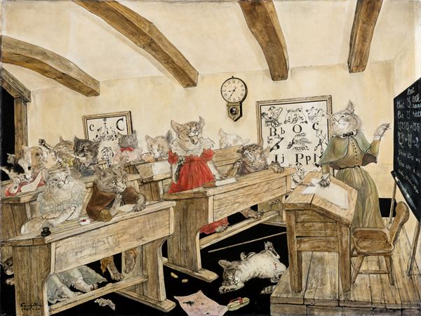 藤田嗣治、猪熊弦一郎らの「猫」の絵から近代洋画史を展観する