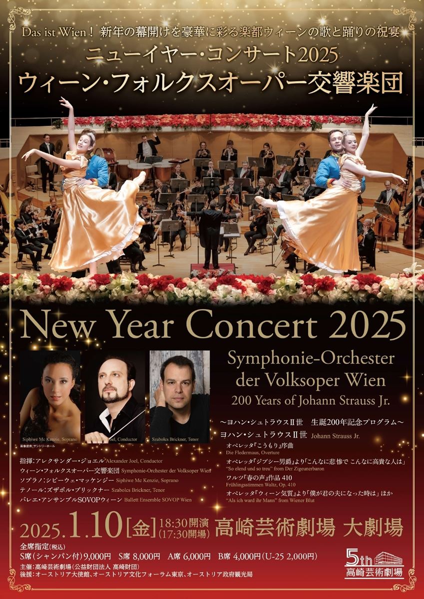 ニューイヤー・コンサート2025 ウィーン・フォルクスオーパー交響楽団  