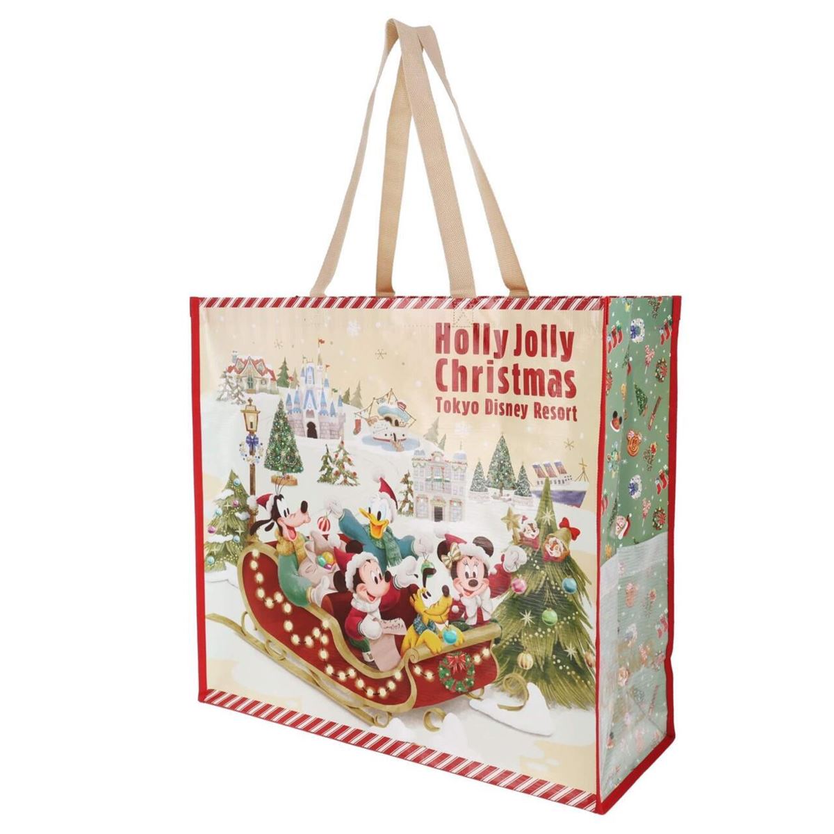 東京ディズニーリゾート】クリスマス気分UP！ディズニーのニットトート