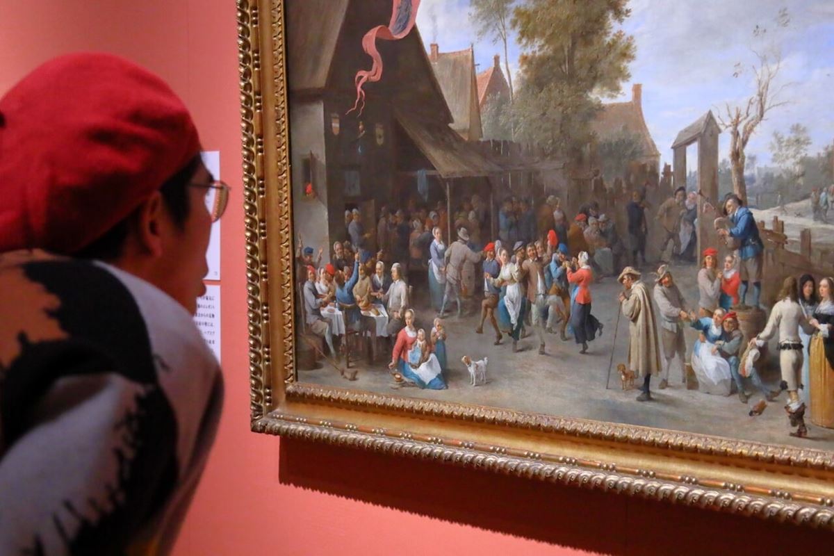 ダーフィット・テニールス（子）《村の縁日》1647年頃　油彩／カンヴァス　ウィーン美術史美術館