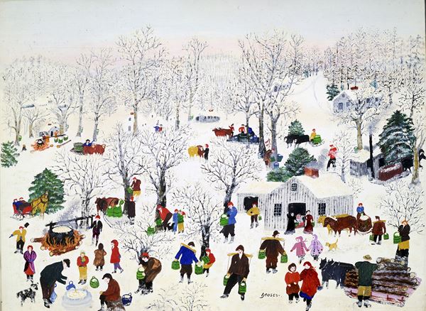グランマ・モーゼス、『雪の丘の間の家』、希少画集画、状態良好、新品高級額装付 2025年最新】Yahoo!オークション -グランマモーゼス(絵画)の中古