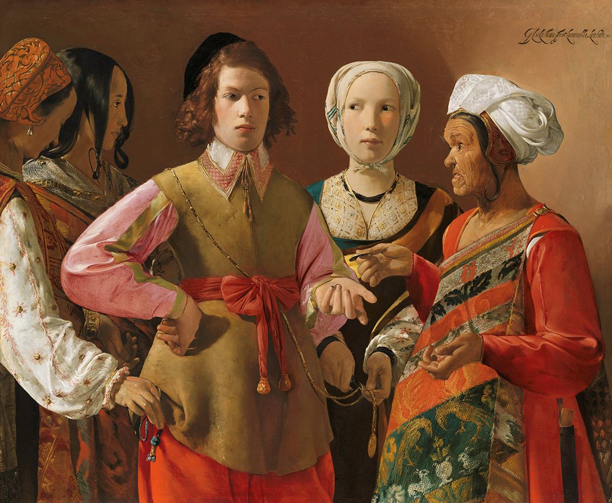 ジョルジュ・ド・ラ・トゥール《女占い師》おそらく1630年代 ニューヨーク、メトロポリタン美術館 Rogers Fund, 1960 / 60.30