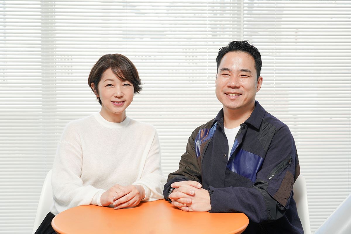 左から中井美穂、佐野研二郎