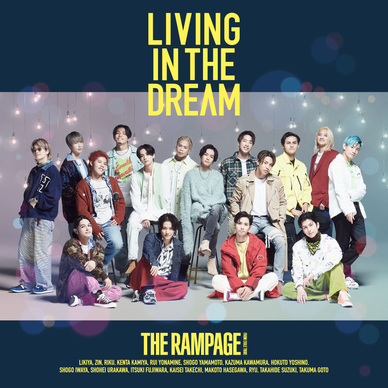 『LIVING IN THE DREAM』FIGHT & LIVE盤 ジャケット