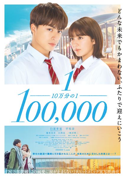 (C)宮坂香帆・小学館/2020映画「10万分の1」製作委員会