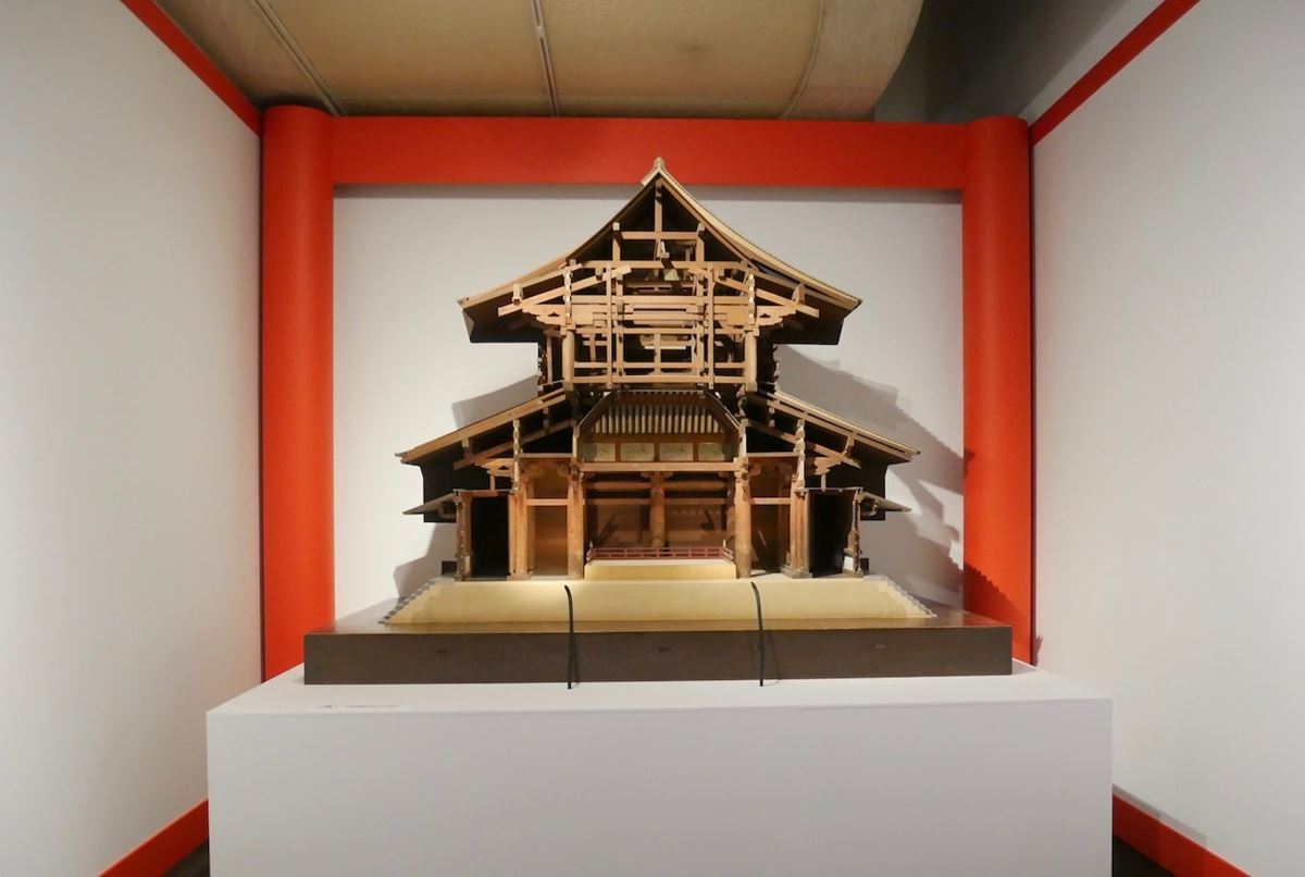 法隆寺金堂模型　昭和時代 20世紀　奈良・法隆寺