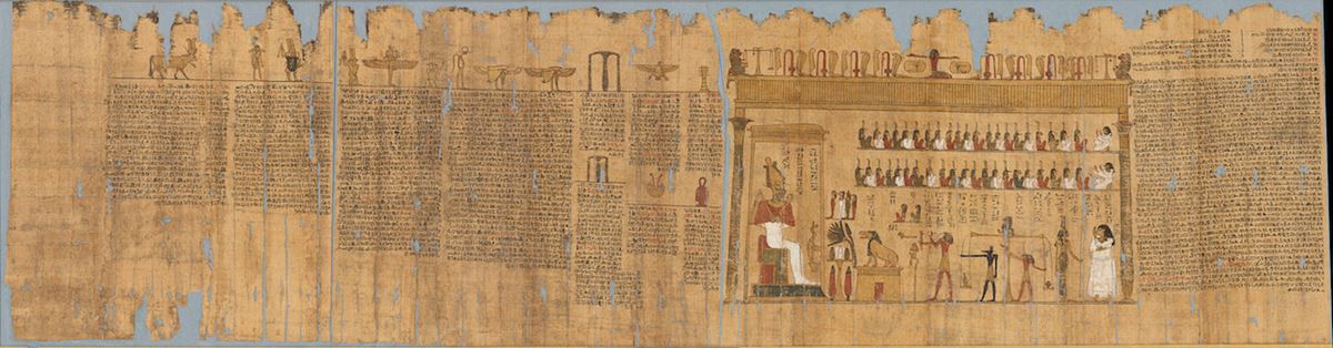 《タレメチュエンバステトの「死者の書」》  前332~前246年頃  (C) Staatliche Museen zu Berlin, Ägyptisches Museum und Papyrussammlung Berlin / A. Paasch 