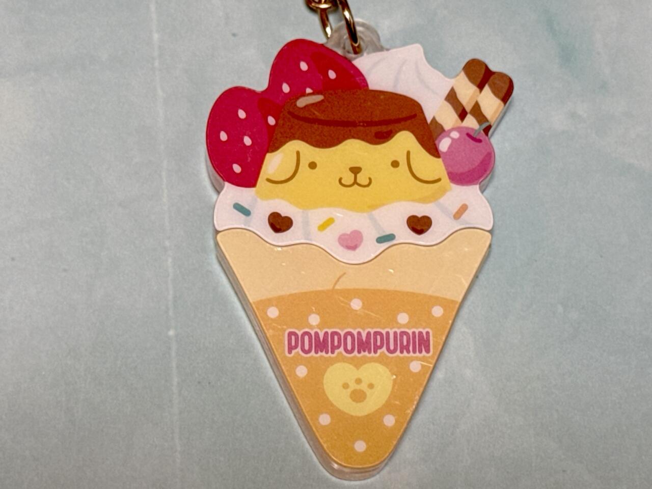 セブン限定「ポムポムプリンの限定アクリルチャーム」を購入レビュー