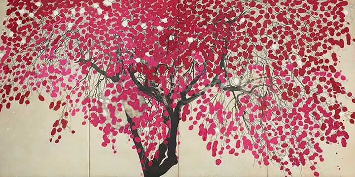 船田玉樹《花の夕》1938年