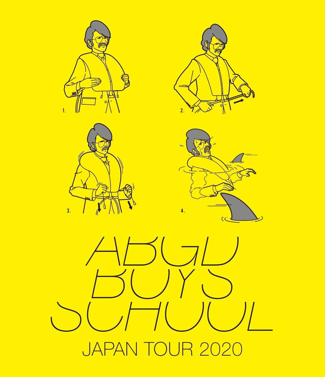 『abingdon boys school JAPAN TOUR 2020』Blu-ray盤ジャケット
