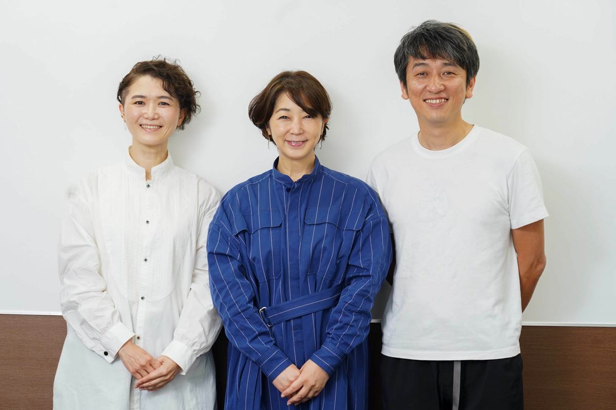 左から）土谷朋子さん、中井美穂、岩井秀人さん