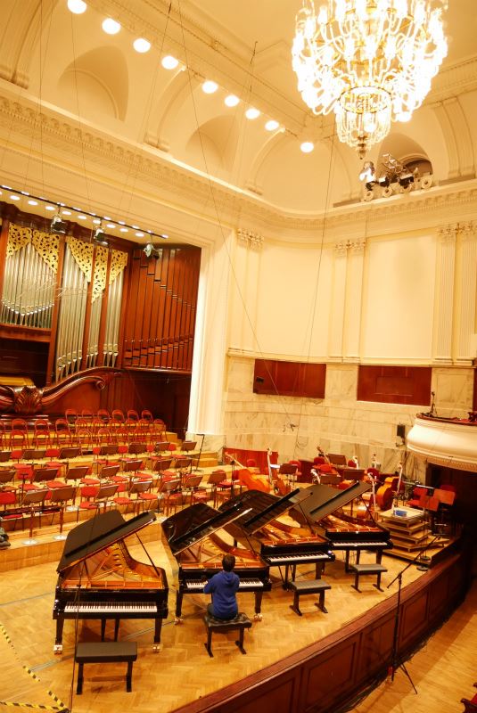 2015年のショパン国際ピアノコンクール、ワルシャワ・フィルハーモニーホールでのセレクションの様子