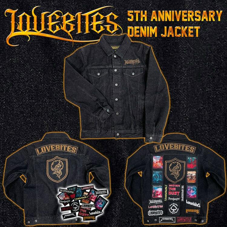 LOVEBITES、デビュー5周年記念しオリジナルデニムジャケット販売