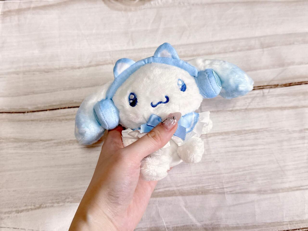 シナモロール　マチカフェ　ローソン限定ぬいぐるみ　レア ファミマ・ローソンで発売！1回880円で超クオリティ「シナモロールの