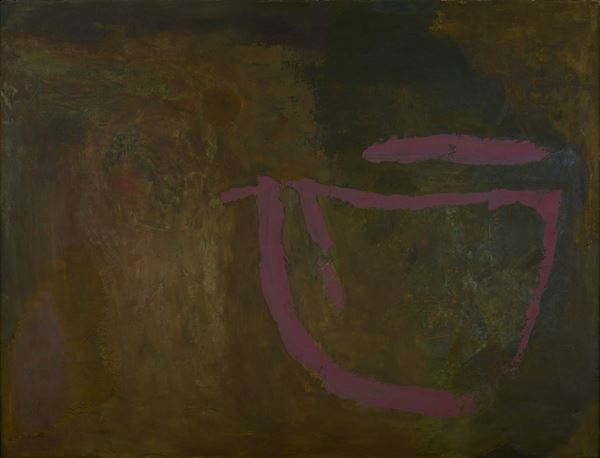 赤穴桂子　抽象画　油絵　制作年１９７９年 14名の女性作家の作品から戦後の日本美術史を捉えなおす