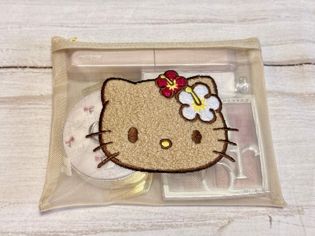 公*o様 非売品/1999年製 ハローキティ ハイビスカス ミニトートバッグ