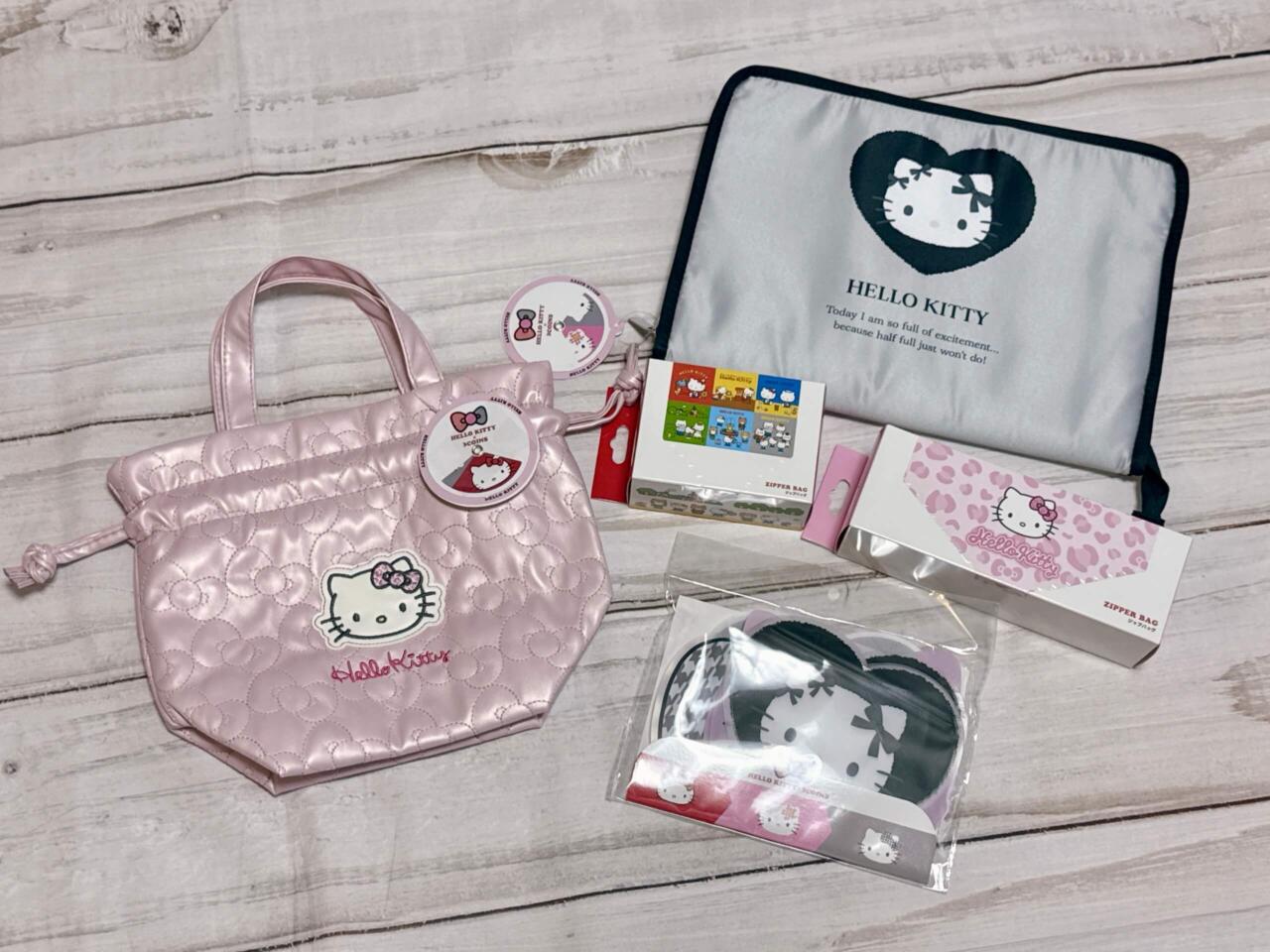 9点セット3COINS ハローキティ コラボ スリコ 限定 HELLO KITTY