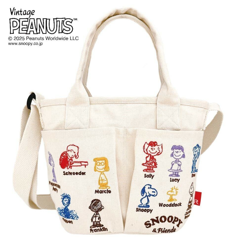 ROOTOTE スヌーピー 刺繍トートバッグ 【新品未使用】【レア！】 楽天市場】2024新作 スヌーピーバッグ 正規品 ROOTOTE