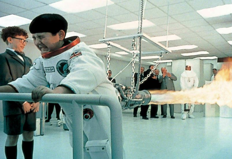 天才少年発明家の力を借りて、オナラの力で宇宙へ飛び立とうとするいじめられっこの少年を描いた『サンダーパンツ！』。ルパートが演じたのは発明家の少年。