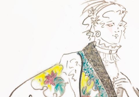 マチネゲスト：槇田晴香(フジコ・ヘミング衣装デザイナー) 　※衣装デザイン画