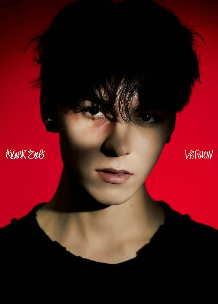 SEVENTEEN バーノン トレカ TTT black eye Seventeen Vernon Black Eye Trading Card Official Photocard