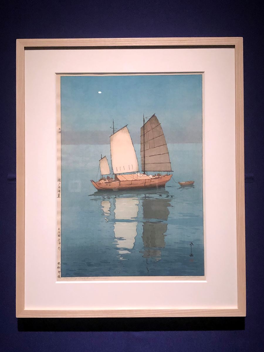 吉田博《帆船》帆船　大正15(1926）年