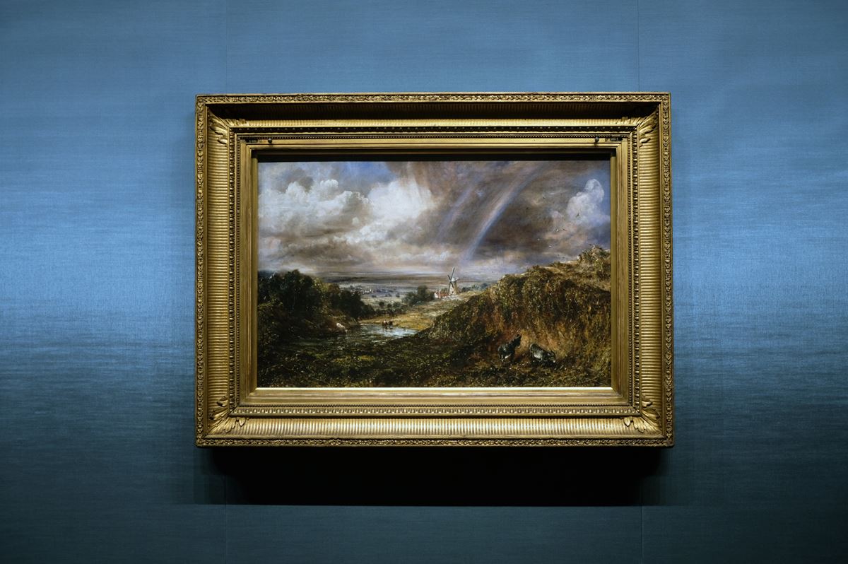 ジョン・コンスタブル《虹が⽴つハムステッド・ヒース》　1836年　テート美術館蔵