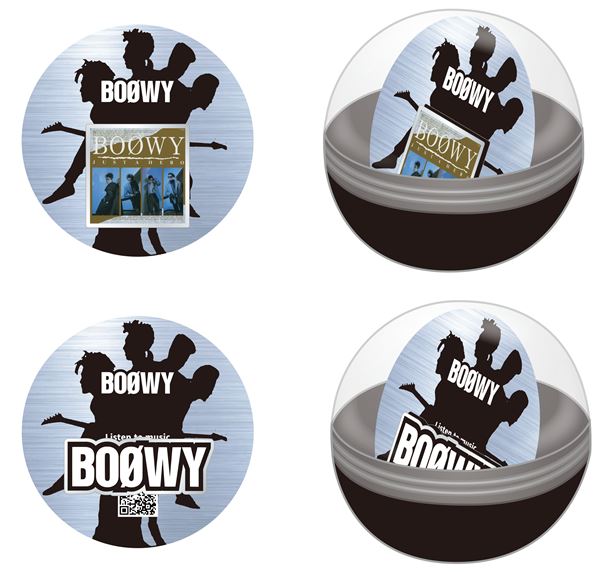 【未使用】BOØWY ピンズカプセル 10種コンプリート 全て個包装 BOØWY(boowy、ボウイ) ピンズカプセル 全10種類コンプリート