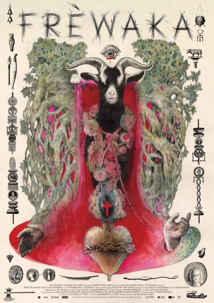 ヒグチユウコ×大島依提亜が手がけた「FRÉWAKA／フレワカ」ポスター解禁