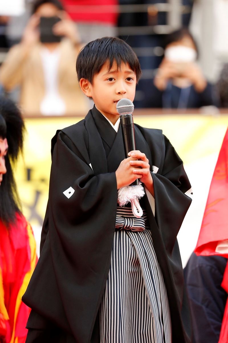 「日本の劇場文化 復活祈願祭」船上式典
