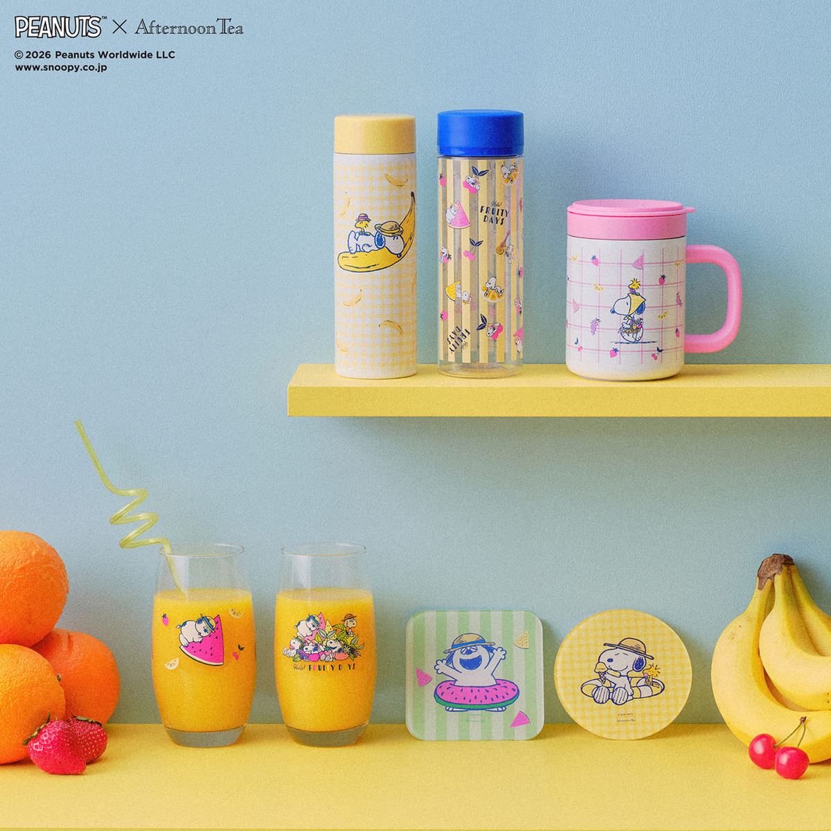 スヌーピー】Afternoon Teaと夏コラボ！ ロゴバッグや保冷バッグなど
