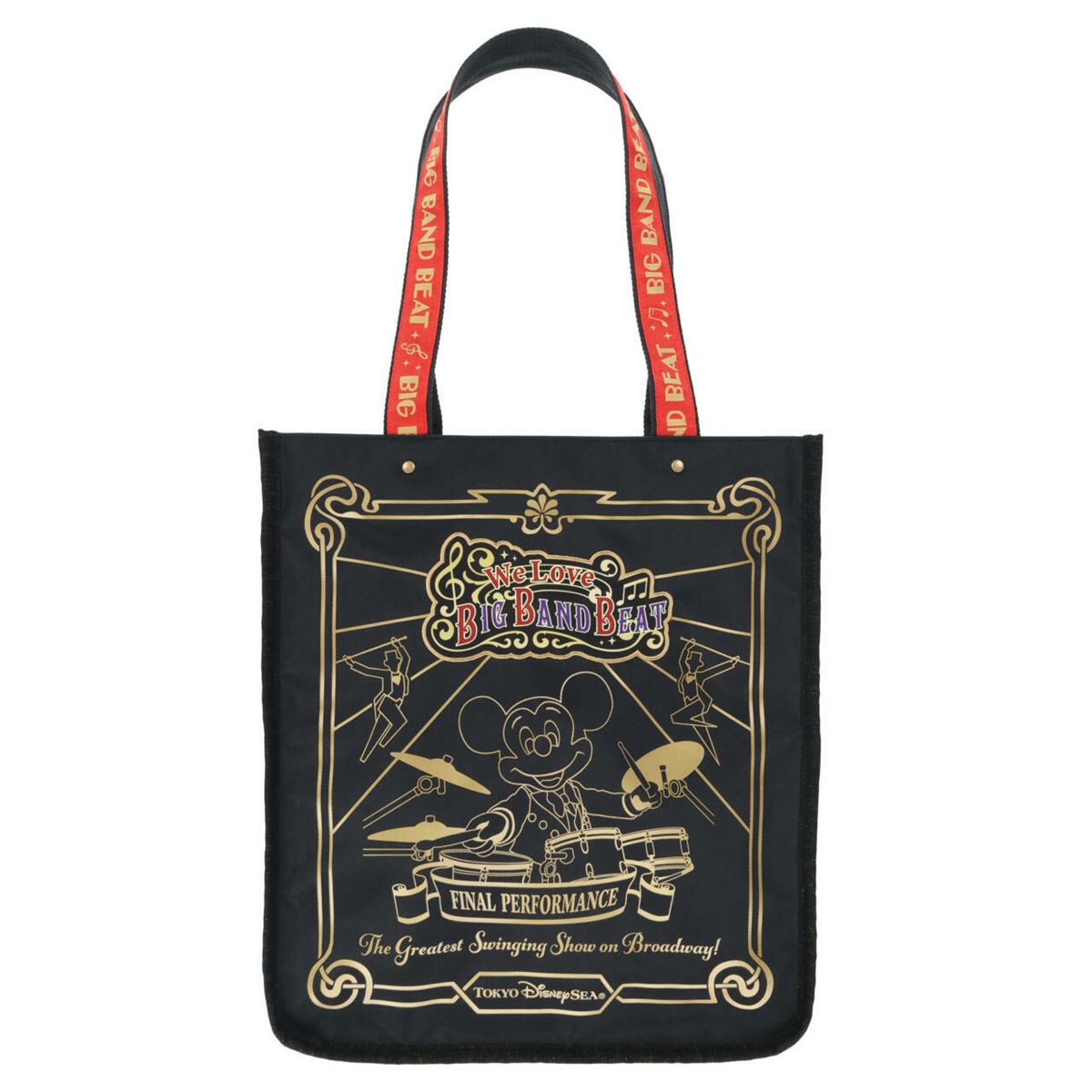 ディズニーシー ビッグバンドビート フィナーレ グッズ トートバッグ Tシャツ ディズニーシー、フィナーレを迎える「ビッグバンドビート」のランダム