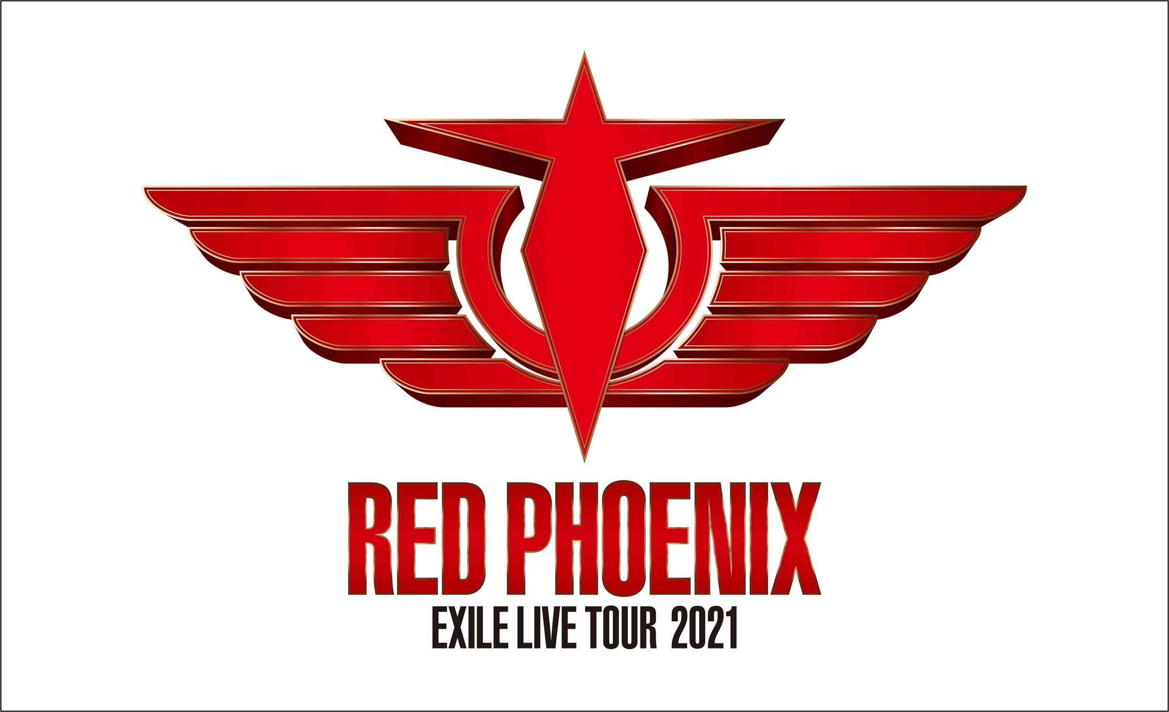『EXILE LIVE TOUR 2021 “RED PHOENIX”』ロゴ