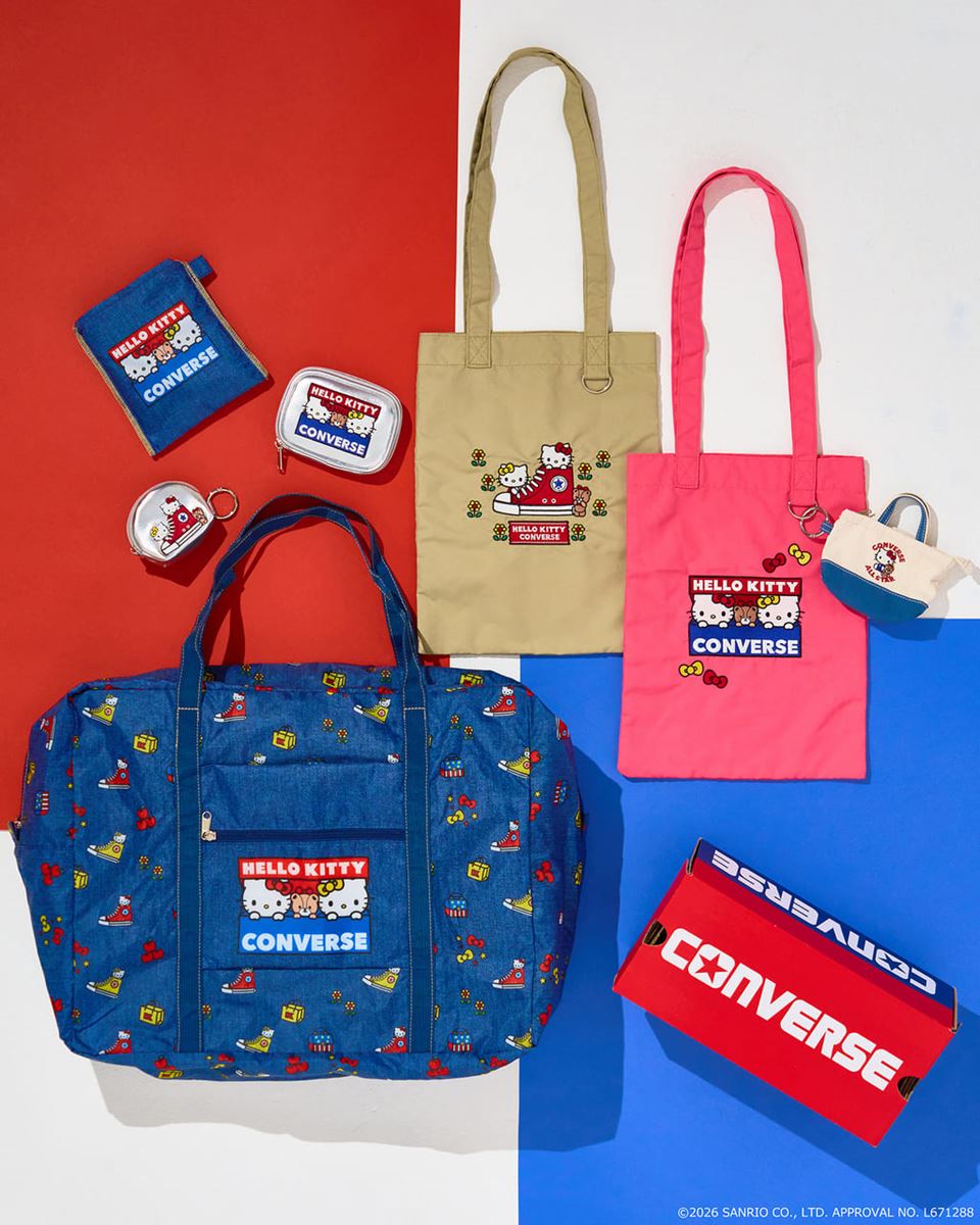 PLAZA限定「ハローキティ×コンバース」初コラボで神デザイン連発！新作