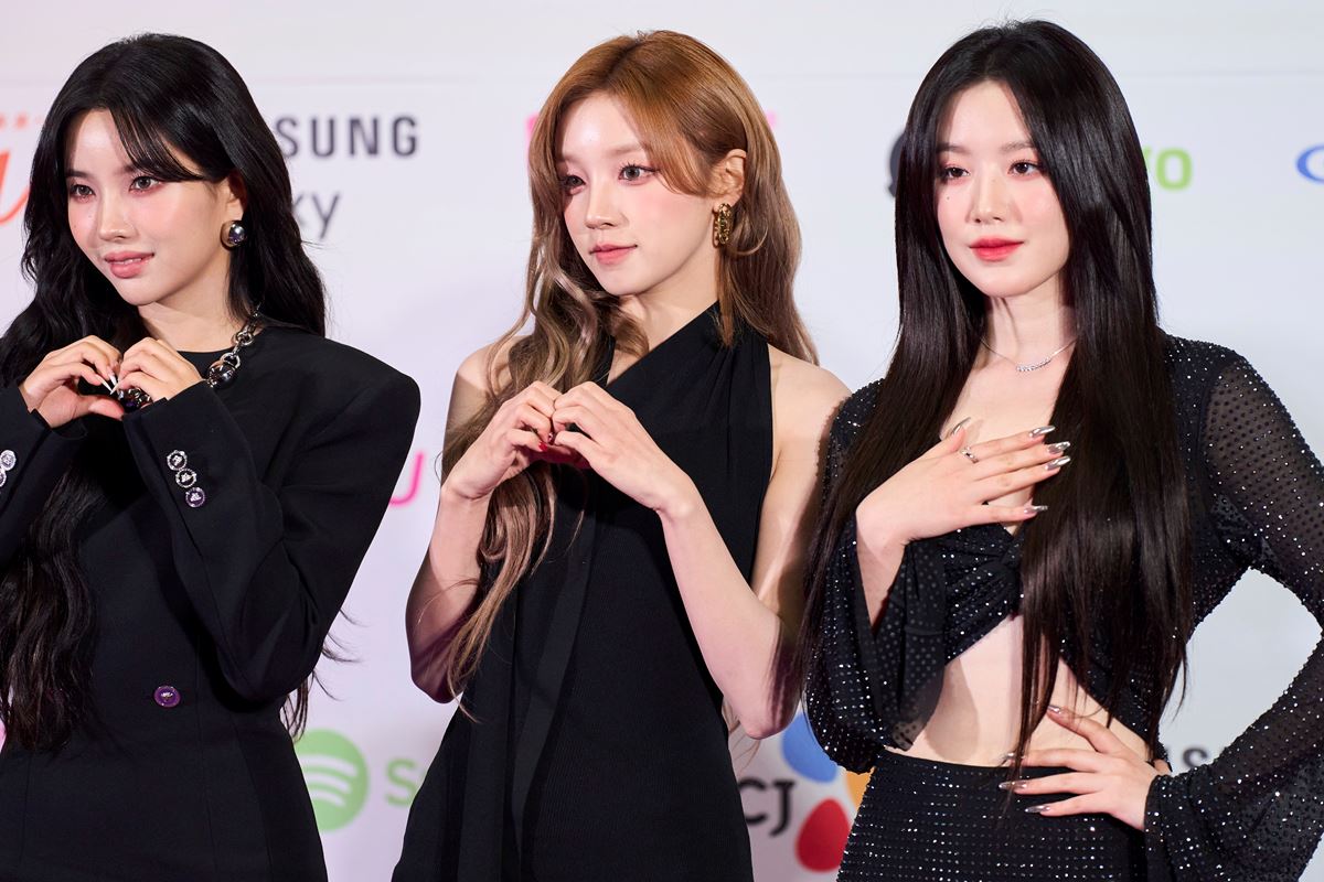11月28・29日に東京・東京ドームで開催された「2023 MAMA AWARDS」のレッドカーペットDAY2に登場した(G)I-DLE 撮影：伊藤 由圭 (C) CJ ENM Co., All Rights Reserved