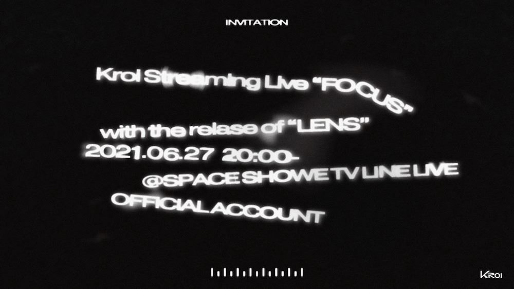 Kroi Streaming Live『FOCUS』キービジュアル